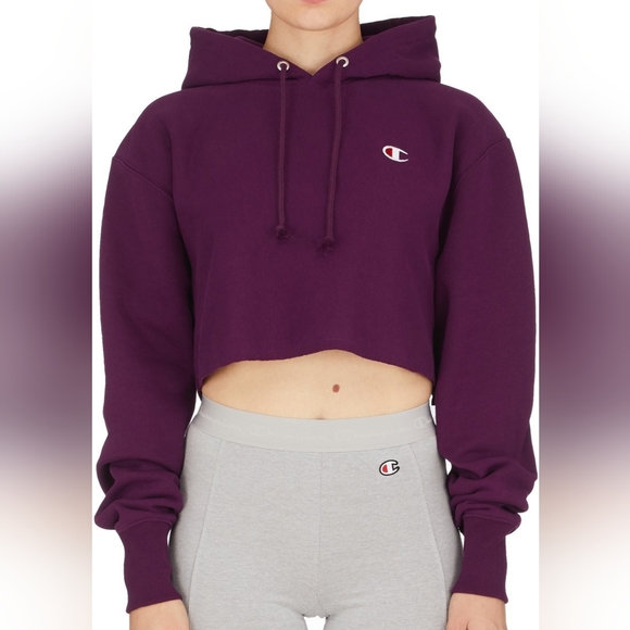 Champion Reverse Weave Cropped Hoodie - Picture 1 of 5